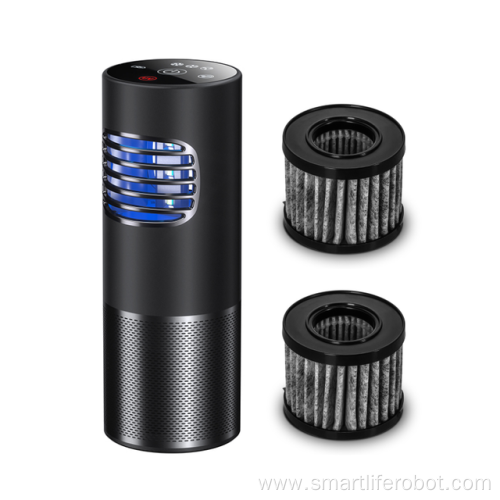 Black Smart Mini Portable Car Air Purifier